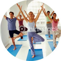 Photo of yoga studio.